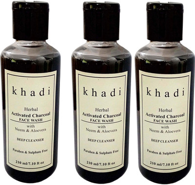

Khadi Herbal Activated Charcoal Face wash ( Paraben & Sulphate Free) Face Wash(630 g)