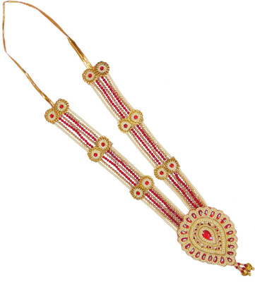 

Real Seed Shaadi Pearl Mala - Shaadi / Marriage Garland(Red, Beige)