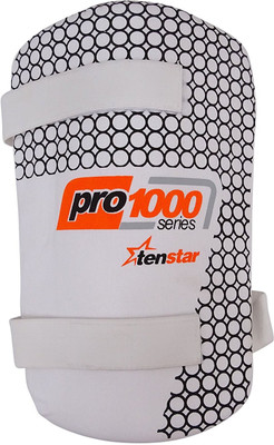 

Tenstar Jubilant Sports Cricket Thigh Guard(M, White, Black, Orange), Black;orange;white