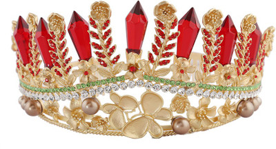 

Anuradha Art Jewellery Trendy Hair Chain(Gold, White)