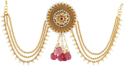 

Anuradha Art Jewellery Designer Hair Chain(Gold)