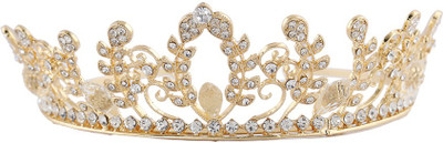 

Anuradha Art Jewellery Trendy Hair Chain(Gold, White)