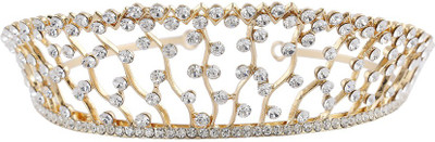 

Anuradha Art Jewellery Trendy Hair Chain(Gold, White)