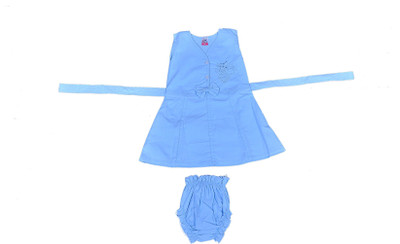 

Hafeela Girls Casual Dress Panty(Blue