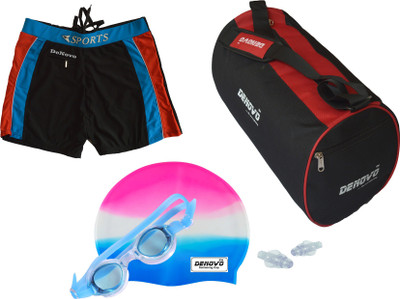 

DeNovo Cap Goggle Bag Trunk (3XL Size) Swimming Kit