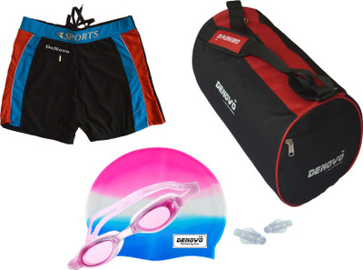 

DeNovo Cap Goggle Bag Trunk (3XL Size) Swimming Kit