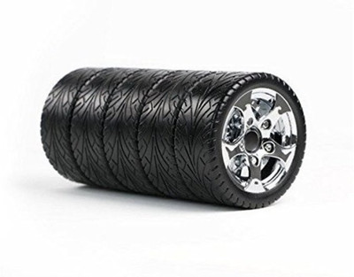 

Skywalk Tyre for tea coffee other beverage travel flask Black 350 ml Stainless Steel Mug(350 ml)