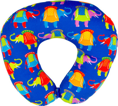 

The Crazy Me Multicolor Elephant Pattern Travel Neck Pillow(Multicolor)