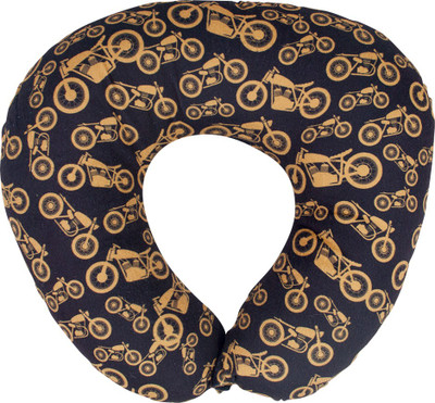 

The Crazy Me Bike Pattern Travel Neck Pillow(Multicolor)