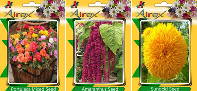 

Airex Portulaca Mixed, Amaranthus, Sungold Seed(15 per packet)