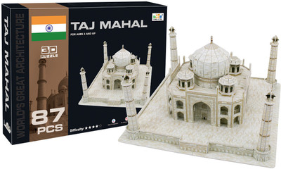 

Miss & Chief Taj Mahal 3D Puzzle(87 Pieces)
