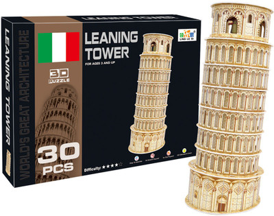 

Miss & Chief Leaning Tower of Pisa 3D Puzzle(30 Pieces)