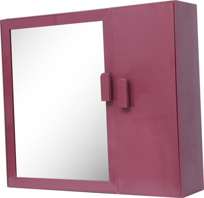 

WINACO New Mini Daina-4 Bathroom Cabinet Plastic Wall Shelf(Number of Shelves - 4, Maroon)