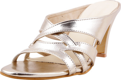 

Adorn Women Golden Heels