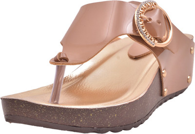 

Adorn Women Beige Wedges