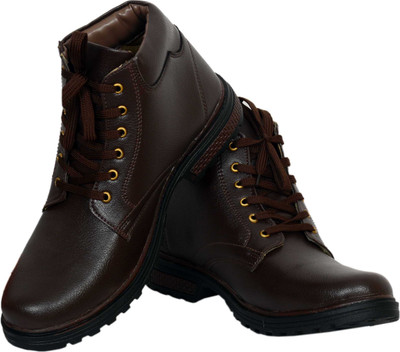 

Red Rose Boots For Men(Brown