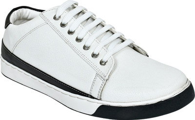 

Lagom Men's casual Lace up Sneakers For Men(White