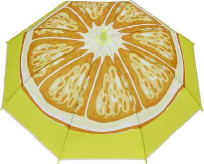 

FabSeasons Orange Print for Kids Umbrella(Yellow)