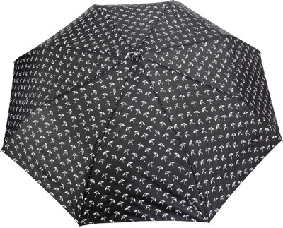 

FabSeasons Printed Umbrella(Black)