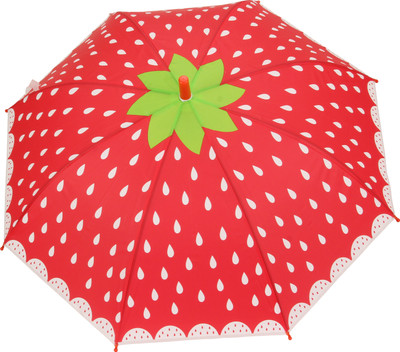 

FabSeasons Strawberry Print for Kids Umbrella(Red)