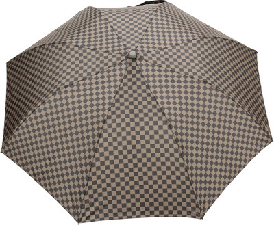 

FabSeasons Checkered Print Umbrella(Green)