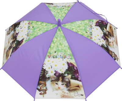 

FabSeasons Kids Digital Printed Umbrella(Purple)