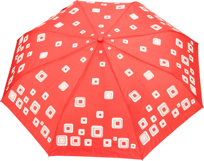 

FabSeasons Printed Umbrella(Red)