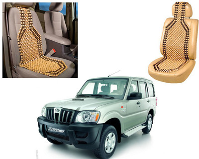 

Spidy Moto Wooden Bead Seating Pad For Mahindra Scorpio(Front Seats Beige)