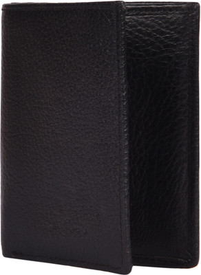 

Chappie Moustache Men Black Genuine Leather Card Holder(8 Card Slots), Black-02