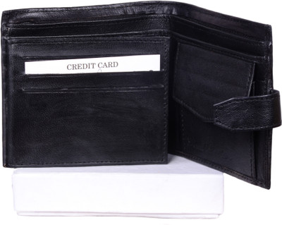 

UBN Men Black Genuine Leather Wallet(6 Card Slots)