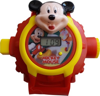 SS Traders Cute Mickey Cartoon Image on Dial and good looking Watch  - For Boys   Watches  (SS Traders)