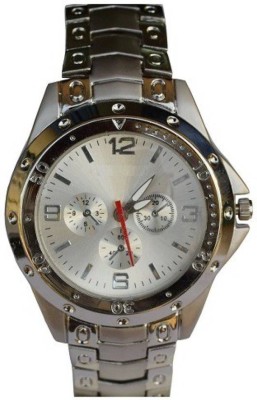 RJ Creation Rosra Silver (Silver Dial) Watch  - For Men   Watches  (RJ Creation)