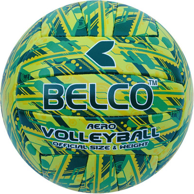 

BELCO Aero-1 Volleyball - Size: (Pack of 1, Multicolor, Yelow;green