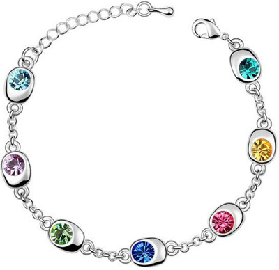 NAKABH Alloy Rhodium Bracelet