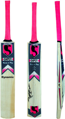 

Sniper Dynamic ( Material used as per ICC Guidelines ) Kashmir Willow Cricket Bat(Long Handle, 900-1200 g g)