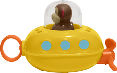 

Skip Hop Zoo Bath Pull and Go Submarine, Monkey Bath Toy(Yellow)