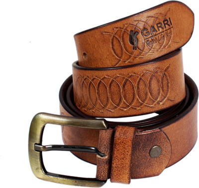 

Garri Men Casual, Party Tan Genuine Leather Belt