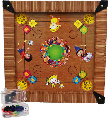 

Muren Double Sided Carrom and Ludo Board Game