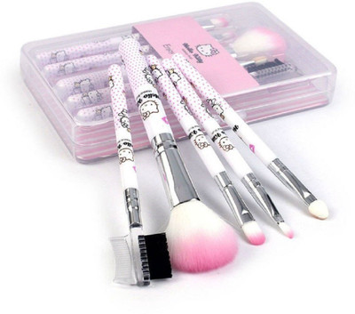 

Yoana HelloKitty Mini Makeup Brush Set(Pack of 5)