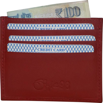 

Style 98 Fashion 6 Card Holder(Set of 1, Red)