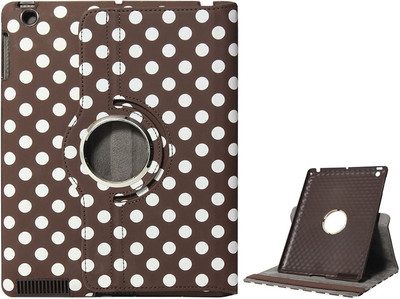 DMG Book Cover for Apple iPad 2, iPad 4, iPad 3(White, Brown)