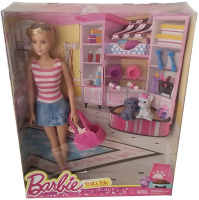 

kidoz kingdom BARBIE DOLL WITH PET(Multicolor)