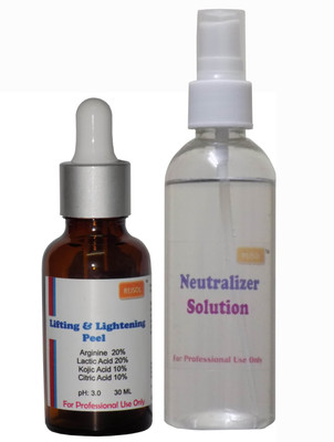 

REJSOL Lifting & Lightening Peel Arginine 20%, Lactic 20, Kojic10, Citric 10, with 100 ml Neutralizer(30 ml)