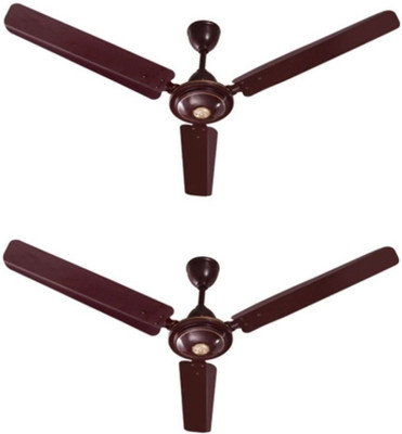 

Grind Sapphire Pack of-2 3 Blade Ceiling Fan(Brown, Pack of 2)