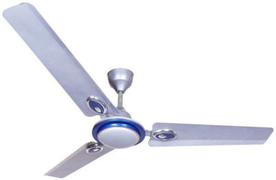 

Grind Sapphire Pack of-1, 3 Blade Ceiling Fan(Sliver, Pack of 1), Silver