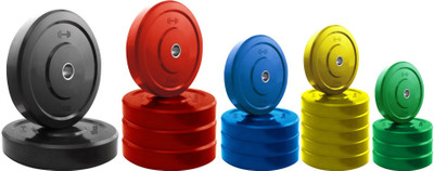 

Headly 75 KG RUBBER WEIGHT COLOURED Home Gym Kit