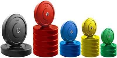 

Headly 85 KG RUBBER WEIGHT COLOURED Home Gym Kit