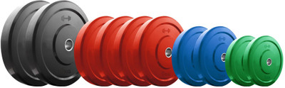 

Headly 50 KG RUBBER WEIGHT COLOURED Home Gym Kit