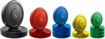 

Headly 55 KG RUBBER WEIGHT COLOURED Home Gym Kit