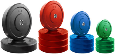 

Headly 60 KG RUBBER WEIGHT COLOURED Home Gym Kit